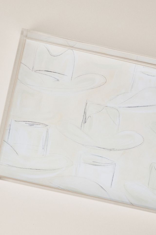 Tart by Taylor Wrangler Cowboy Hat Small Acrylic Tray #1