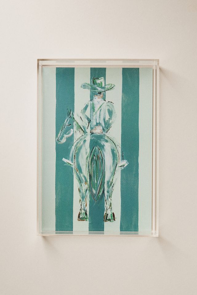 Tart by Taylor Trailblazer Small Striped Cowboy Acrylic Tray #2