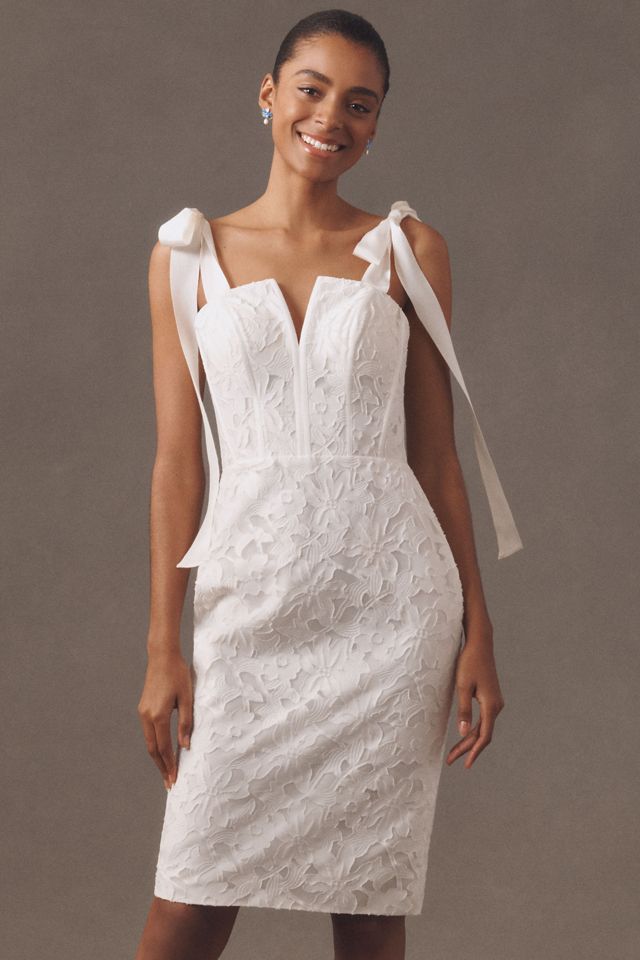 Anne Barge Wonderful Tonight Jacquard Knee-Length Dress #3