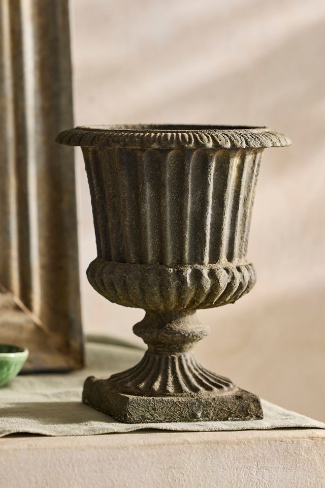 Cast Iron Linea Urn Planter #2