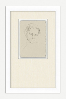 Anthropologie Distant Portrait Wall Art In Multi