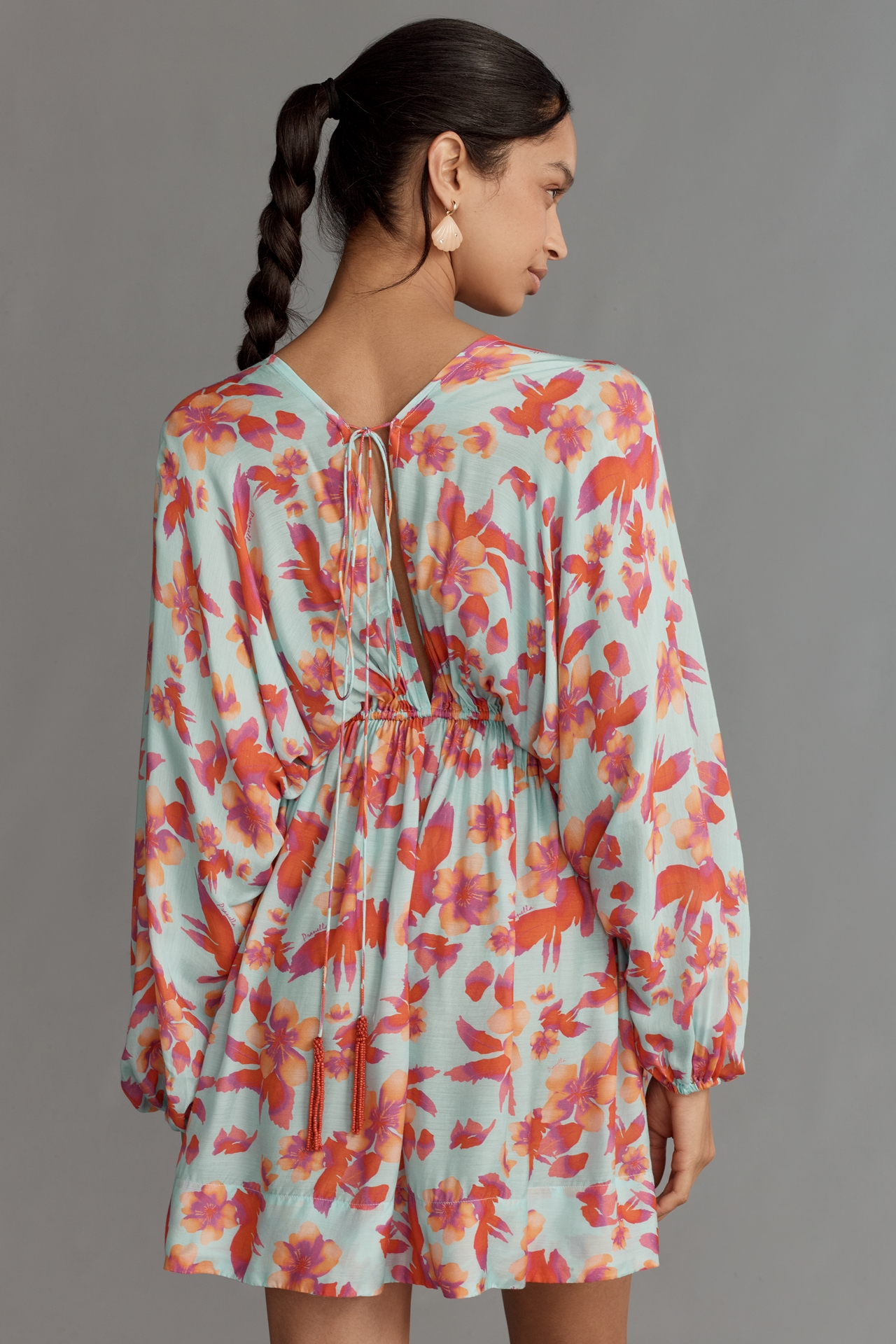 Pranella Astra Tahiti Days Printed Mini Kaftan