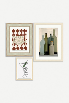 Anthropologie Savor Gallery Wall Art, Set Of 3 In Multi
