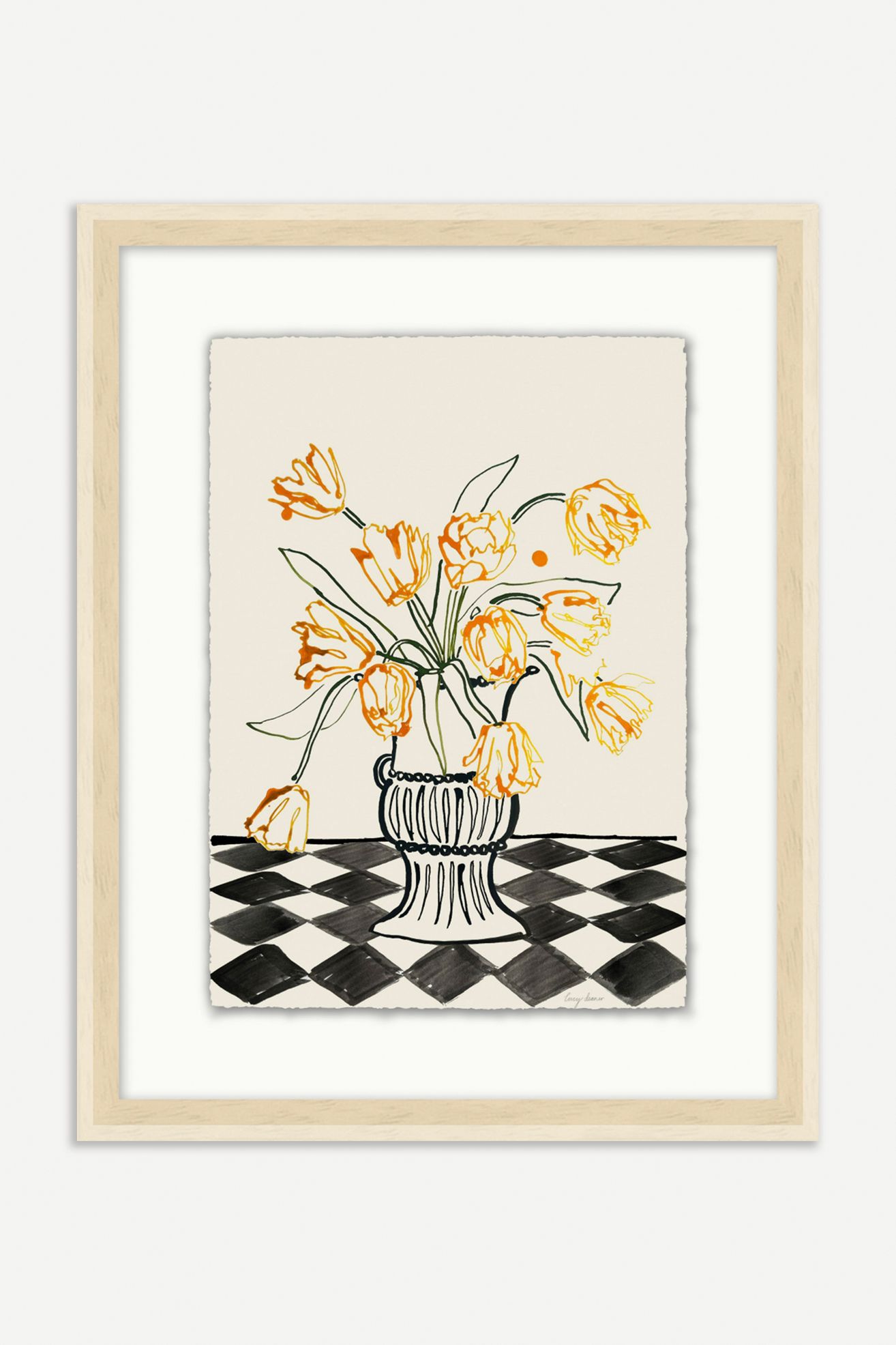 Yellow Tulips Wall Art - Yellow, Standard, One Size
