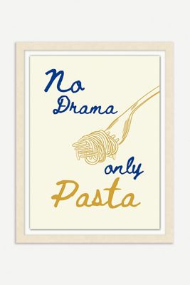 Drama and Pasta Wall Art