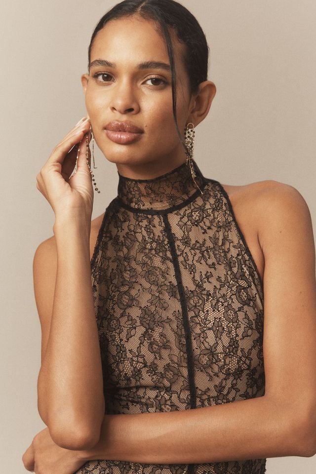 De La Vali Foehn Halter Maxi Dress #2