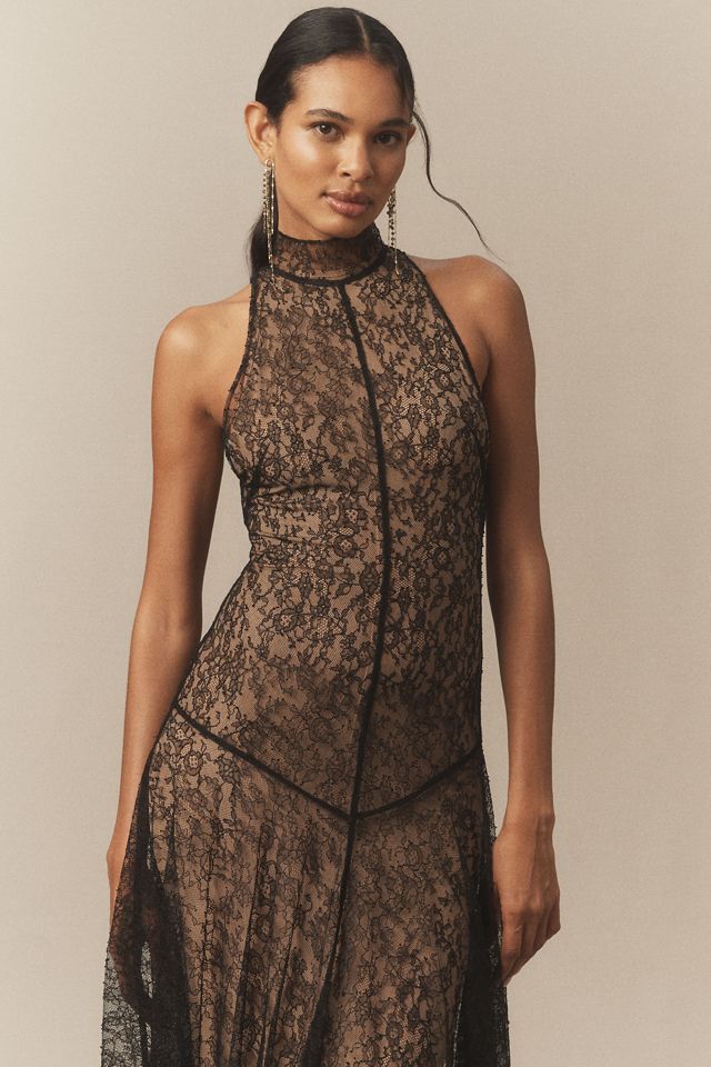 De La Vali Foehn Halter Maxi Dress #3