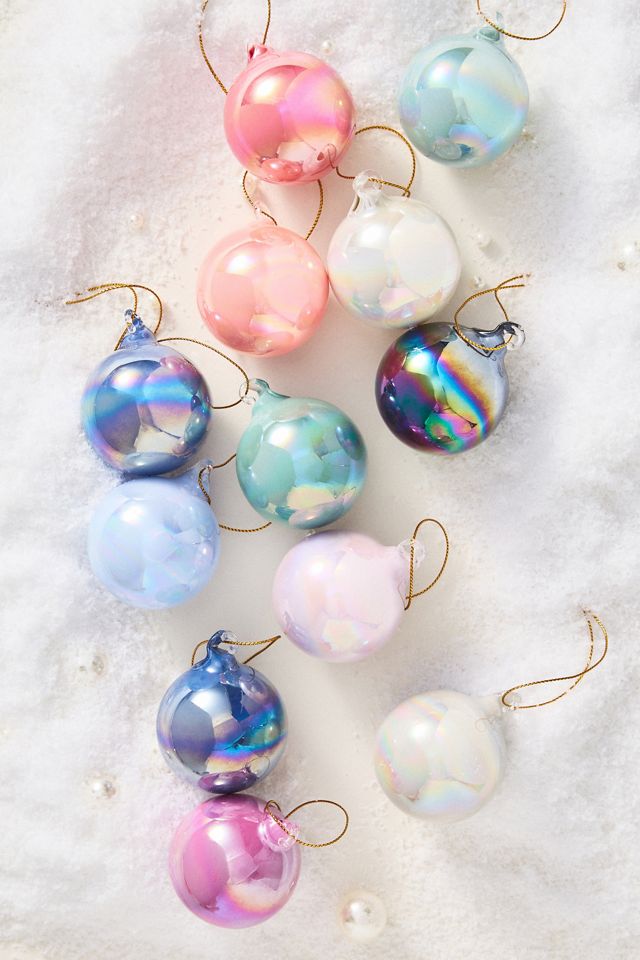 2" Shining Ball Ornaments, Set of 12