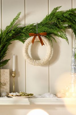Pearl Bow Wreath