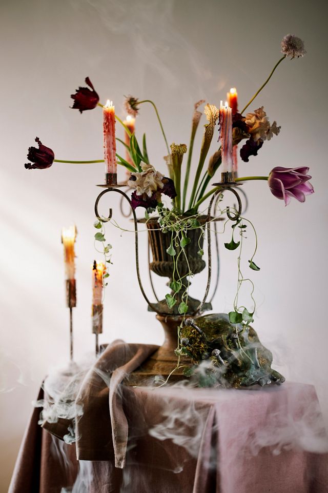 Spooky Drip Taper Candles, Set of 2 #3