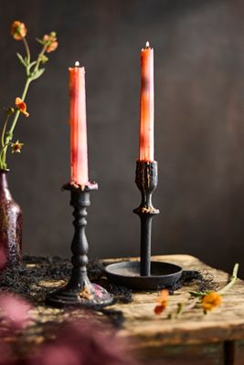 Spooky Drip Taper Candles, Set of 2