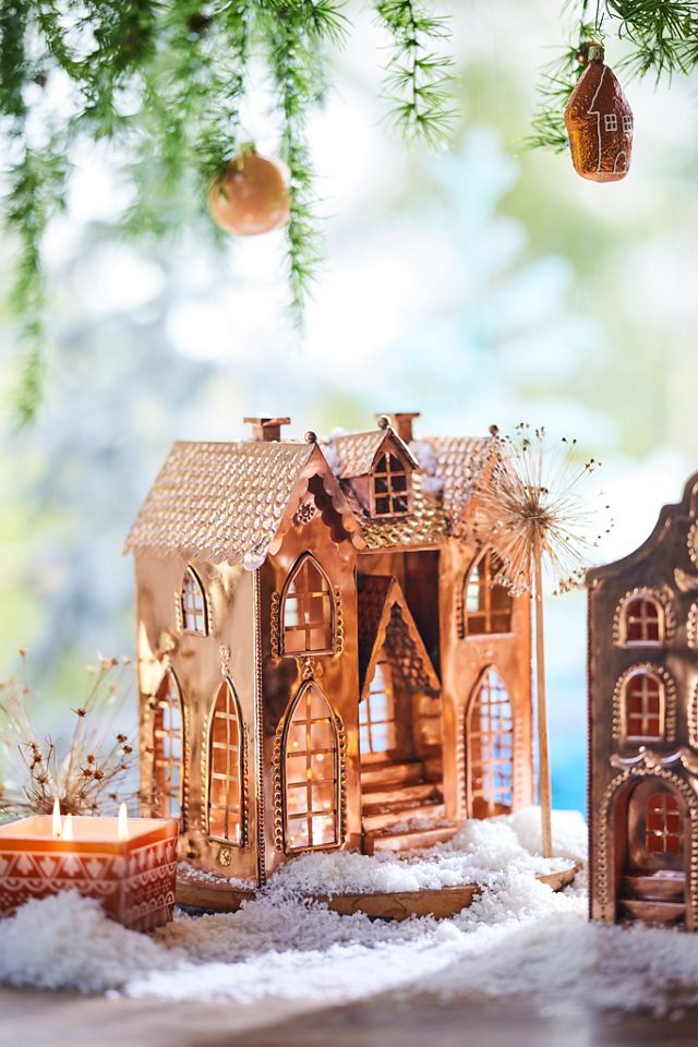 Gingerbread House Glass Candle, Creamy Santal #2