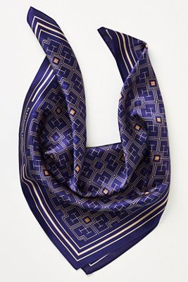 Elegancia Tropical Royal Labyrinth Silk Scarf