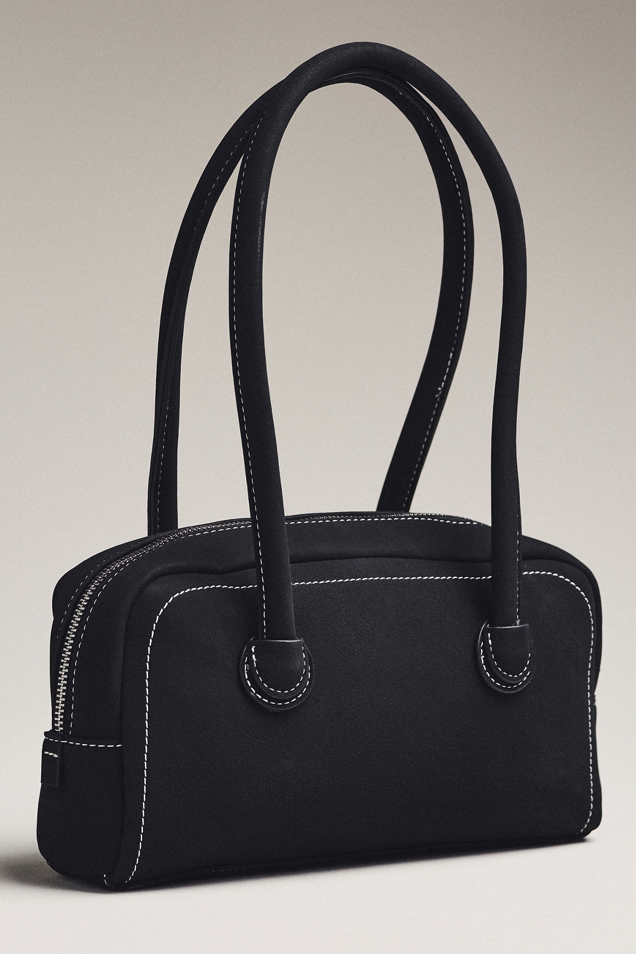 Melie Bianco Kennedy Faux-Suede Studded Shoulder Bag