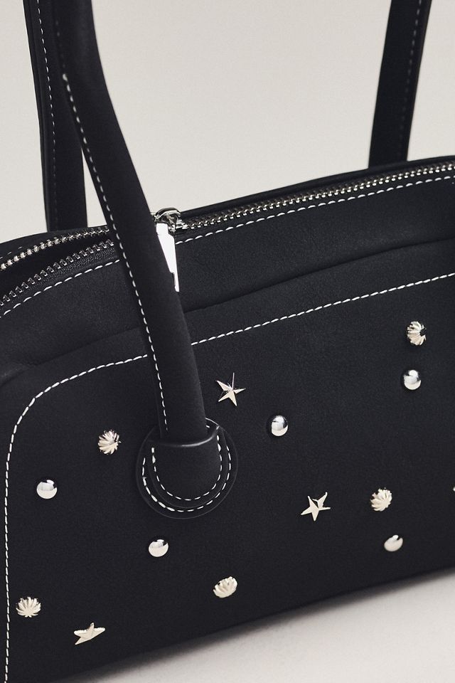 Melie Bianco Kennedy Faux-Suede Studded Shoulder Bag #3
