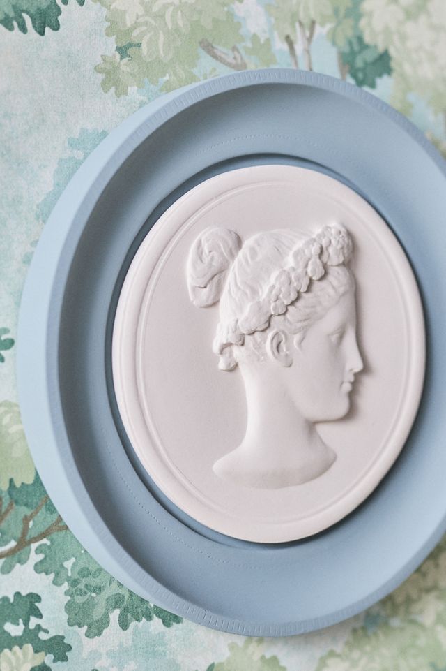 STATUETTE Plaster Framed Intaglio Gallery Wall Charm #2