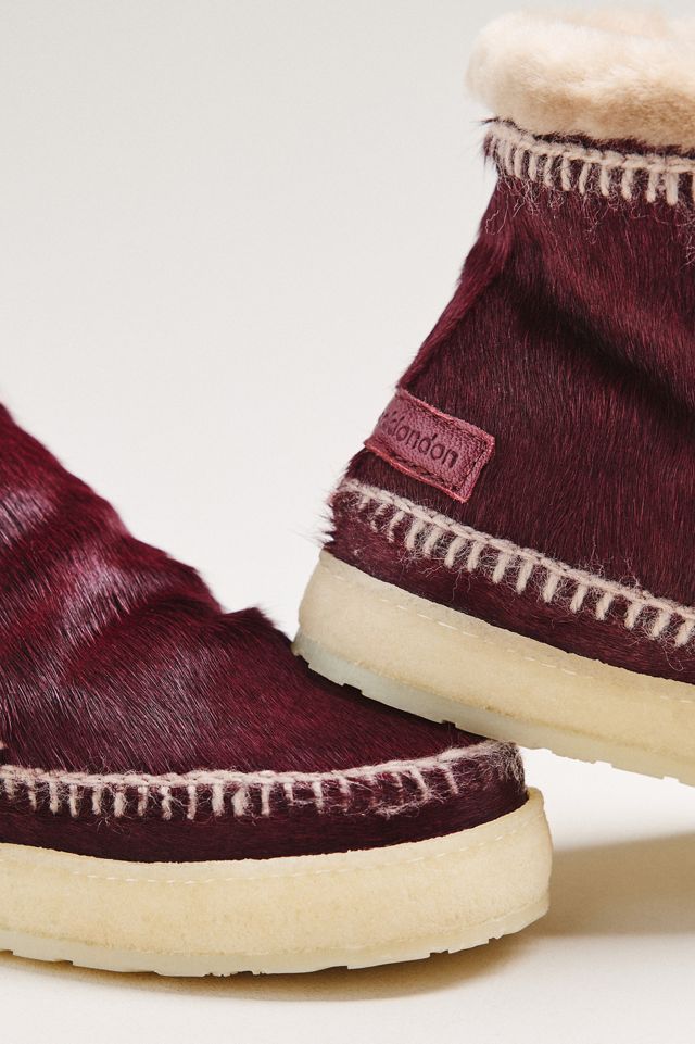 Laidback London Setsu Crochet Crepe Ankle Boots #2