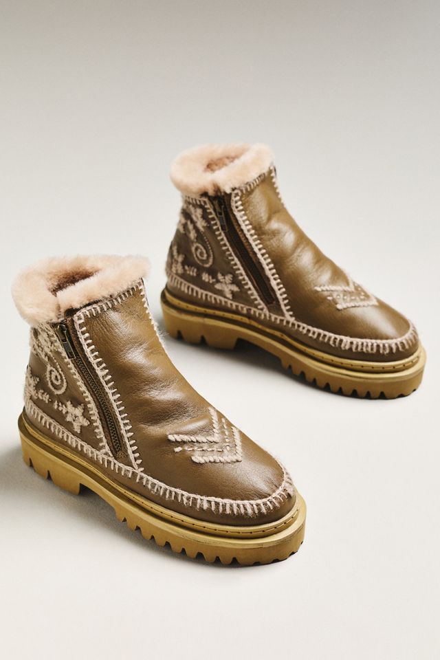 Laidback London Setsu 3.0 Paisley Otter Leather Boots #1