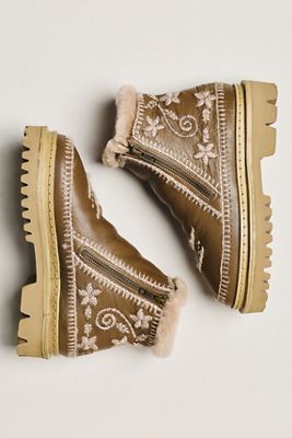 Laidback London Setsu 3.0 Paisley Otter Leather Boots