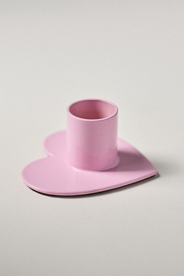 Anthropologie Tia Icon Candleholder In Pink