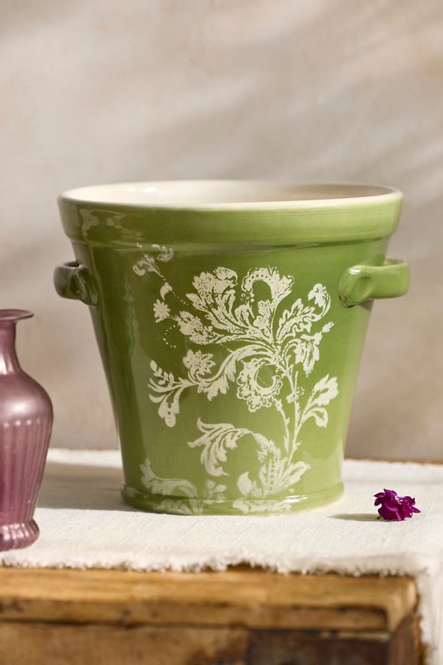 Botanical Silhouette Taper Planter #1