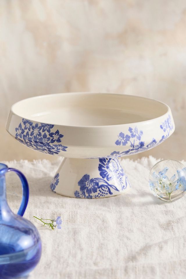 Italian Painted Floral Urn Planter #1