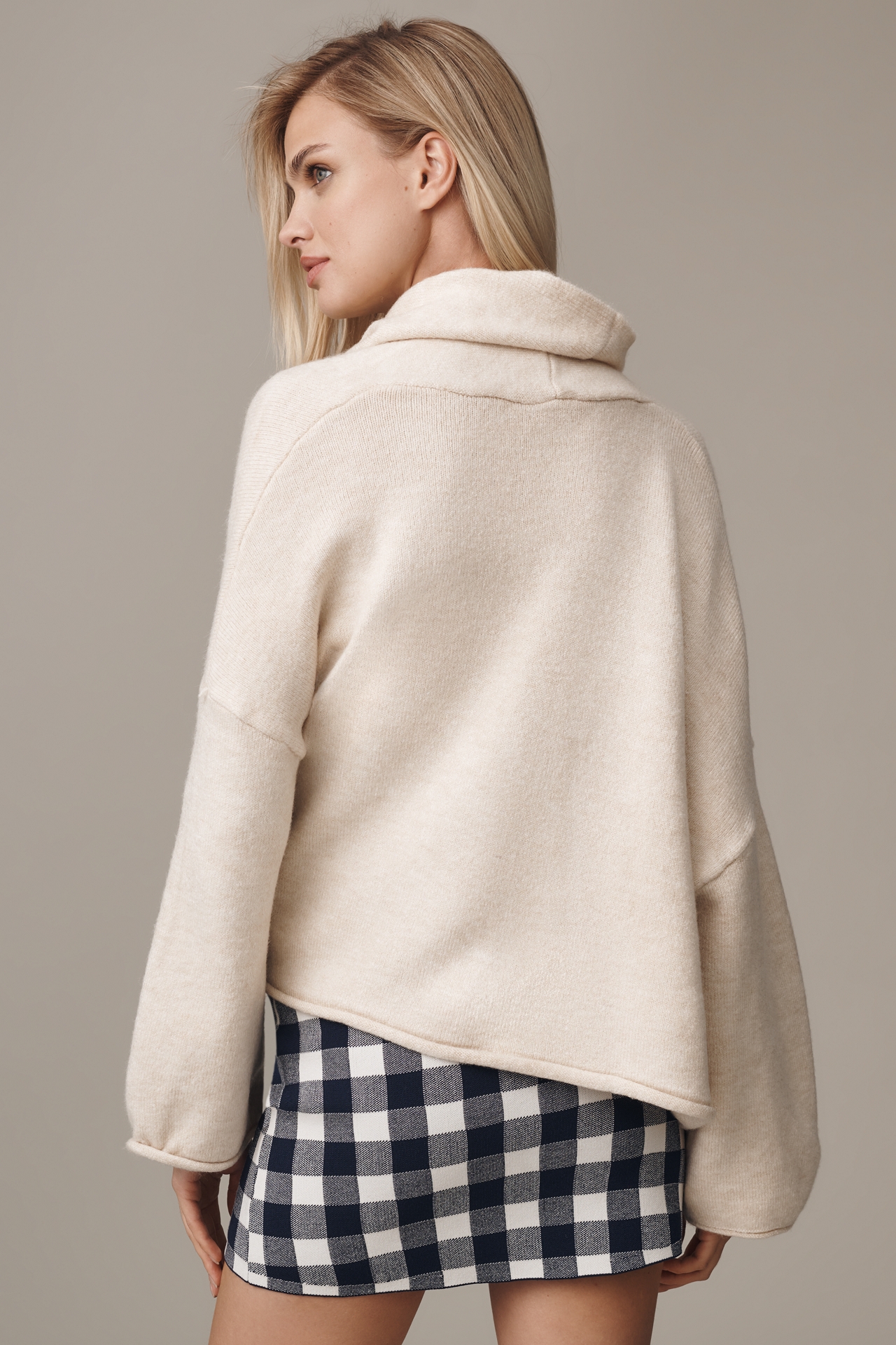 By Anthropologie Asymmetric Wrap Cardigan Sweater