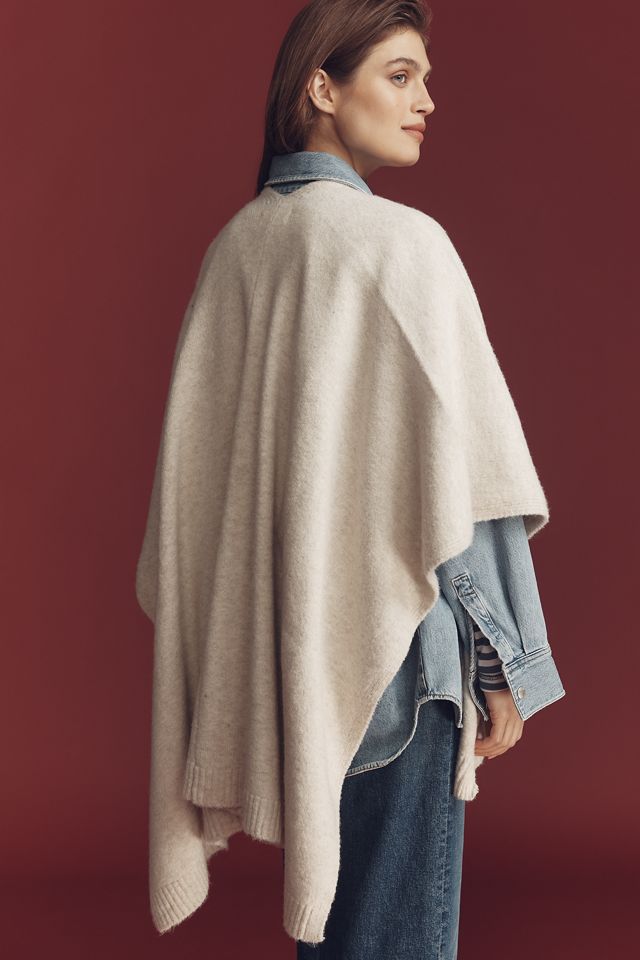 By Anthropologie Asymmetric Wrap Shawl #2