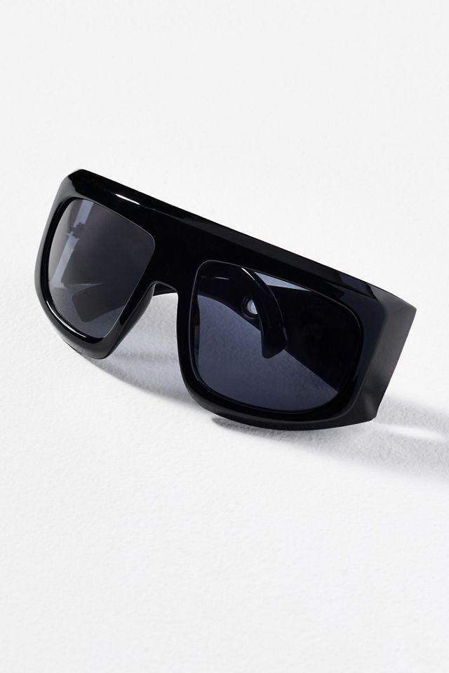 Anglo Flat-Top Wrapped Chain Sunglasses #1