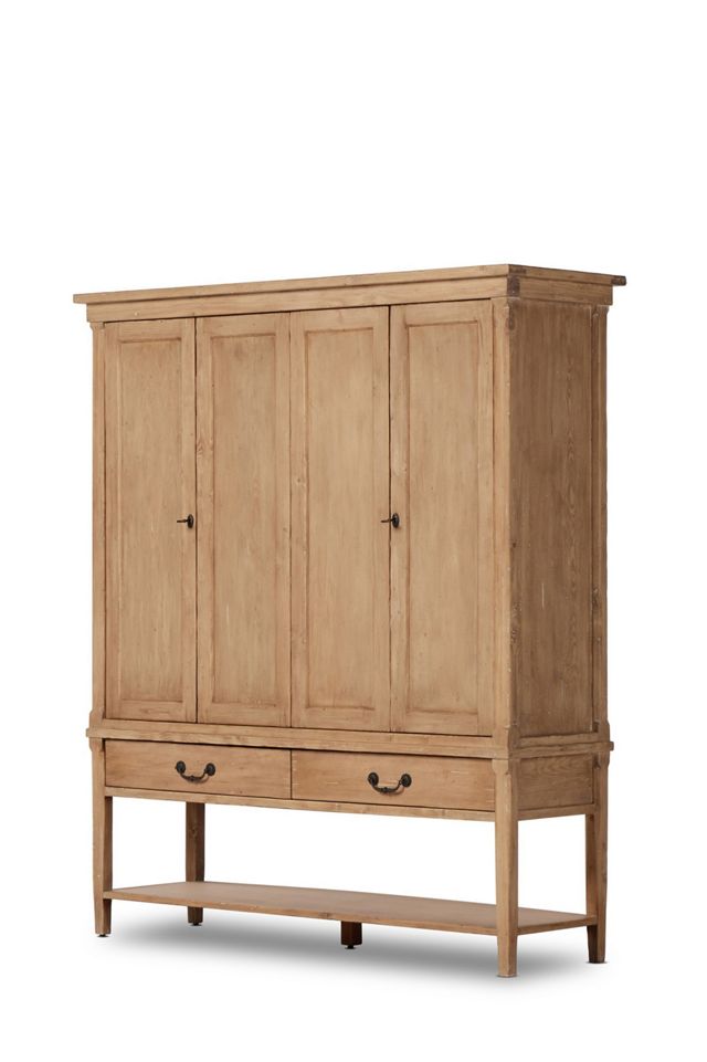 Brimley Pine Wide Cabinet #1