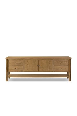 Roark Oak Media Console