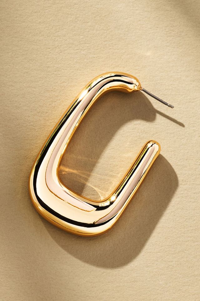 Mod Square Hoop Earrings #2