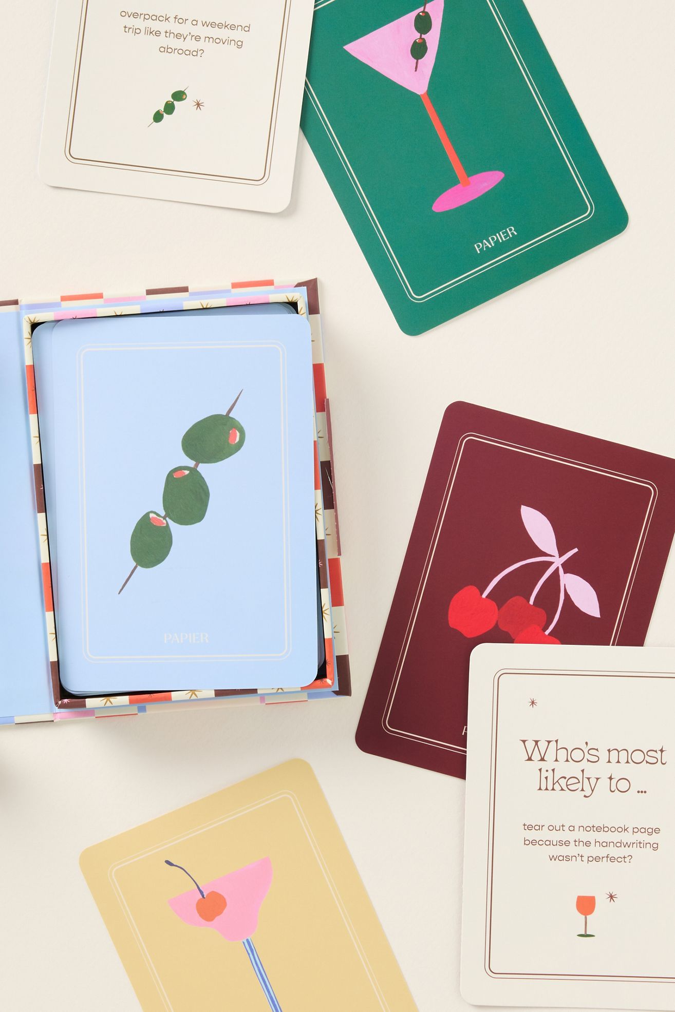 Anthropologie Dinner Party Card Game - Multi, Standard, One Size