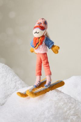 Sporty Bunny Felt Ornament
