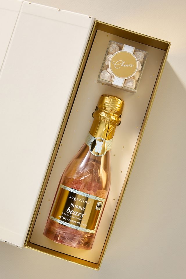 Sugarfina Pop the Champagne Bottle & Cube Box Candy Gift Set #1