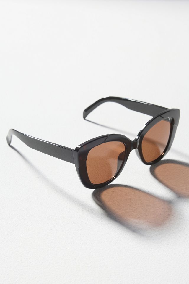 I-SEA Cutout Square Cat-Eye Sunglasses #1