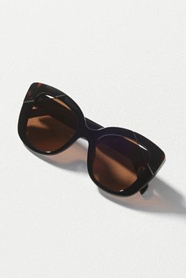 I-SEA Cutout Square Cat-Eye Sunglasses