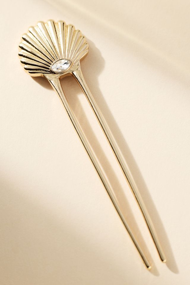 Ettika Scalloped Shell Hair Pin #1
