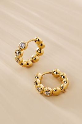 Missoma Tennis Small Hoop Earrings