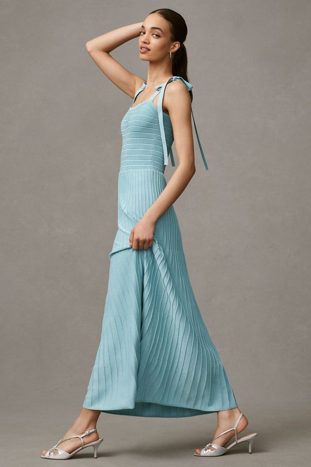 Endless Rose Pleated Tie-Strap Midi Dress #3