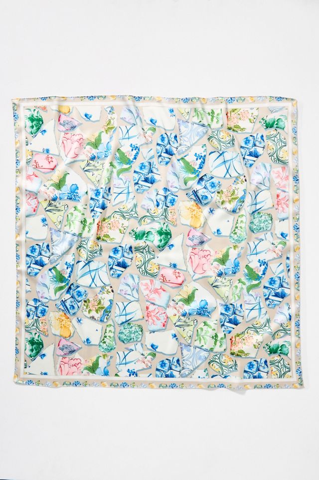 Gardenia Floral Hair Scarf #2