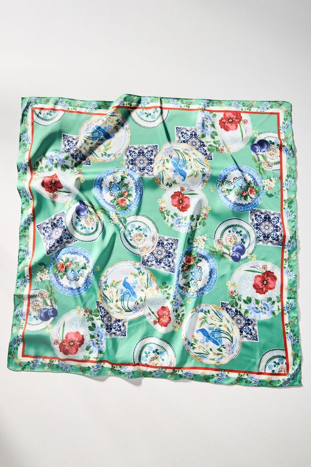 Gardenia Floral Hair Scarf #2
