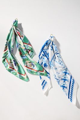 Gardenia Floral Hair Scarf