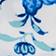 Green Plates/Blue Toile
