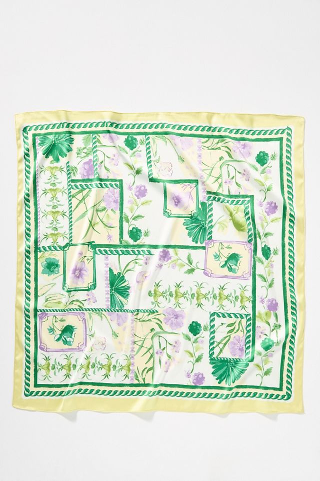 Gardenia Floral Headscarf #1