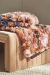 Seren Floral Jacquard Faux-Fur Throw Blanket