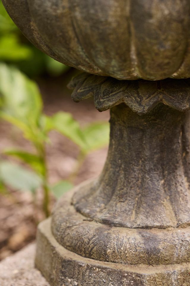 Cast Iron Poppy Urn #1