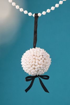 Pearl Cluster Ball Ornament