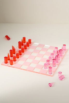 Anthropologie Acrylic Print Chess In Multi