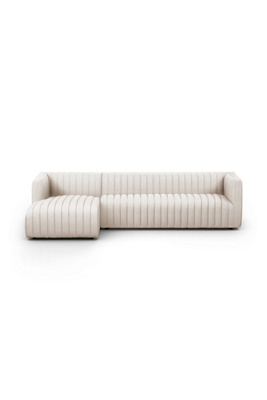 Anthropologie Alexander 105" Performance Linen 2-piece L-shaped Sectional